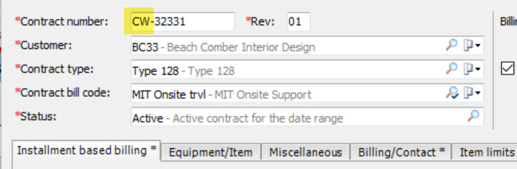 Contract example in EA showing the option contract prefix that can be set in Variable 9