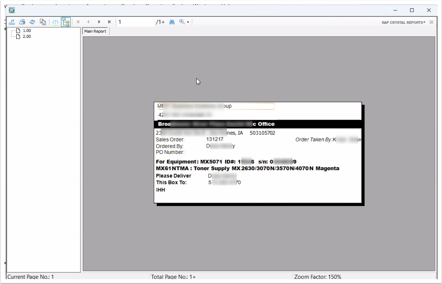 ID896 - Supply Delivery Distribution Labels Overview & Sample