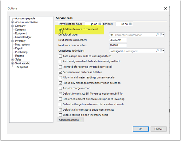 Setting Up Bill Rate For Individual Burden Codes