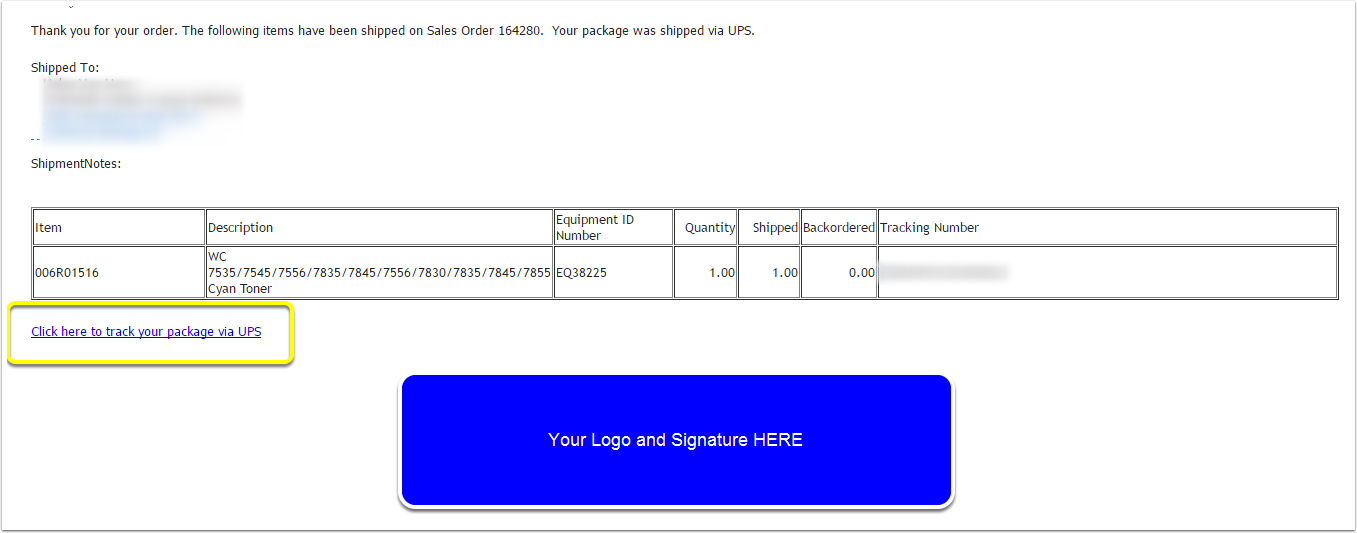 ups tracking number